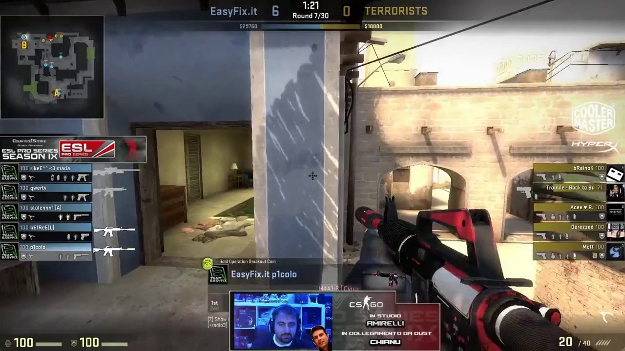 #CSGO: ESL Pro Series IX - Serie A Playday#3: Hypher - EPS vs. EasyFix.it