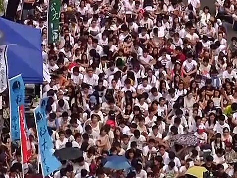 После стычек протест в Гонконге продолжился