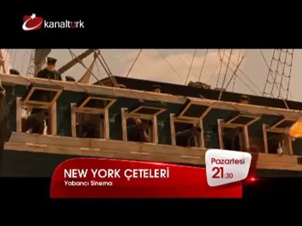 "NEW YORK ÇETELERİ" 29 Eylül Pazartesi akşamı saat 21.30'da Kanaltürk Sinema Kuşağında!