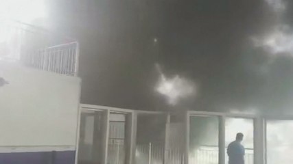 Au coeur d'un incendie sur un ferry à Calais