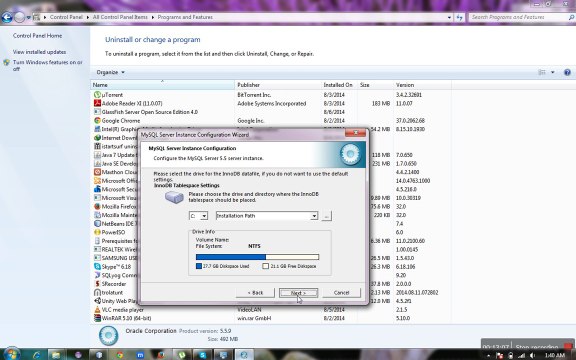 mysql server and sql young instalation and connection with netbeans and entity clases