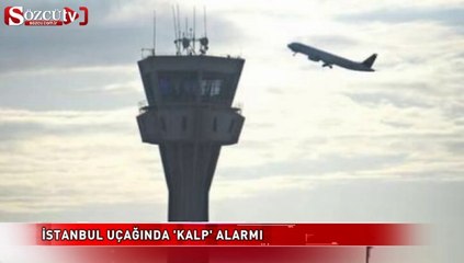 Uçakta 'Kalp' krizi
