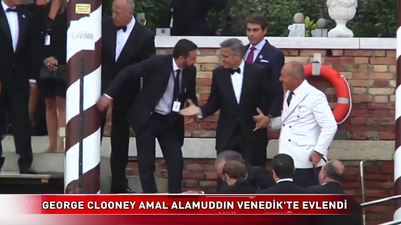 Böyle olur George Clooney’nin düğünü
