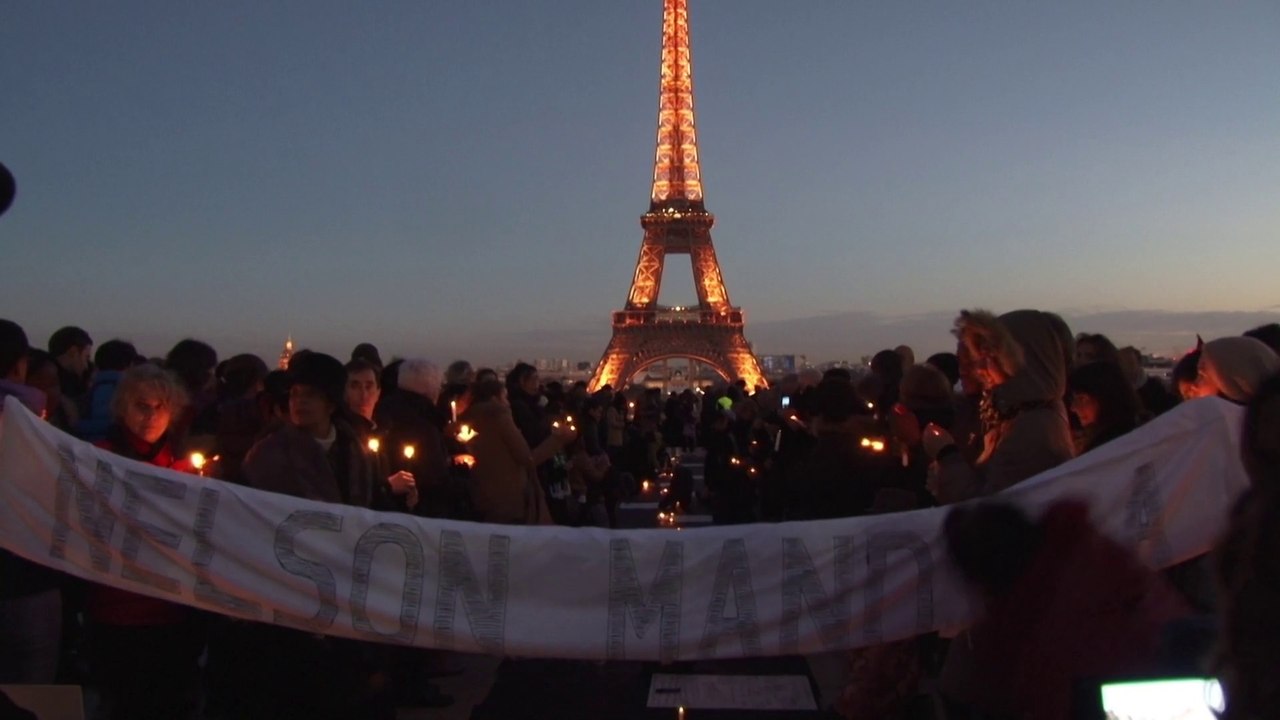 Hommage à Nelson Mandela (Paris, Trocadéro)