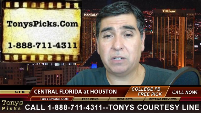 Houston Cougars vs. Central Florida Knights Free Pick Prediction College Football Point Spread Odds Betting Preview 10-2-2014