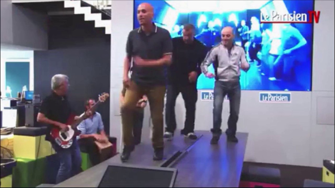 les petits pas Zebda "en direct" à la rédaction du journal "le Parisien"  - aout 2014 [extrait de l'album "comme des cheroquees"]