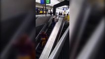 Escalator Fail - When It's Not Quite the Weekend - Video Dailymotion