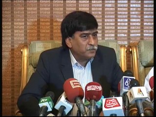 Press conference of Chairman Afaq Ahmed - part 01