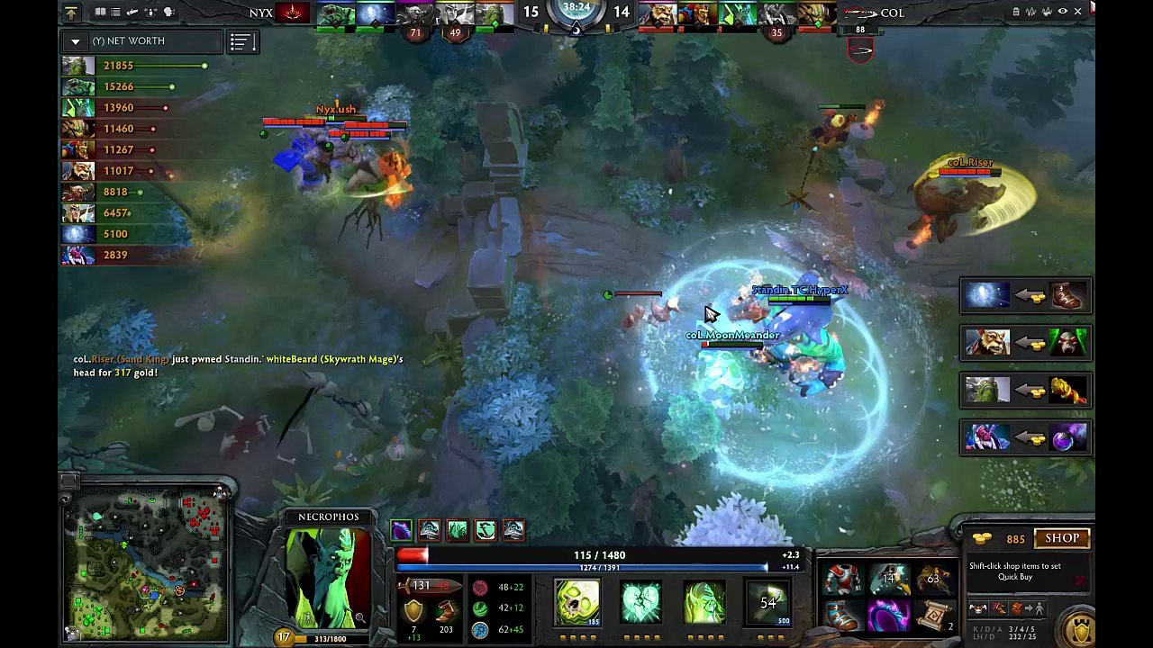 Sneaky Nyx Assissins vs. compLexity Gaming GAME 3 29.09.2014
