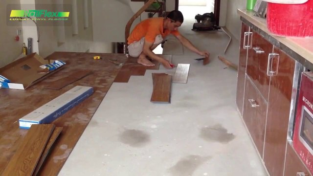 Thi công sàn nhựa, hướng dẫn lắp đặt sàn nhựa hèm khóa