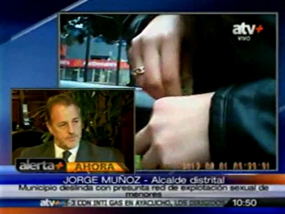 Alcalde Muñoz se pronuncia tras denuncia de prostitución infantil en Miraflores