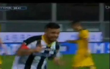 GOL de Antonio Di Natale. Udinese 1-1 Parma