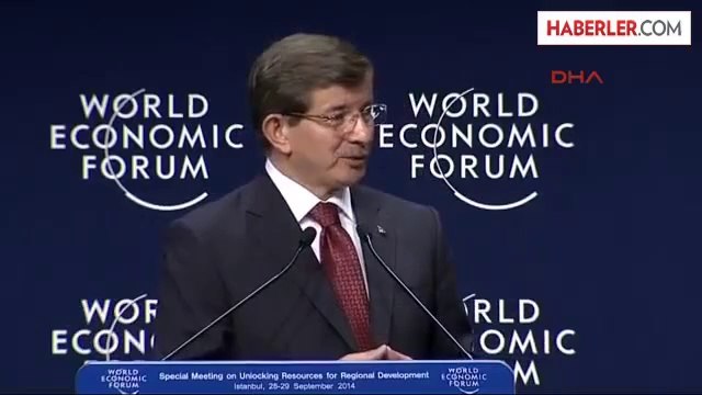 Davutoğlu Dünya Ekonomik Forumu'nda Konuştu 3