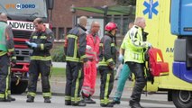 Beelden: Ongeval met fietser en vrachtwagen op Damsterdiep in Groningen - RTV Noord