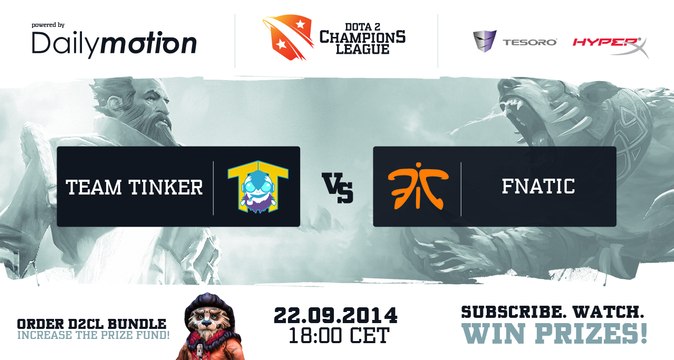 [Ending] Fnatic vs Team Tinker Game 2 - Dota 2 Champions League @TobiWanDOTA