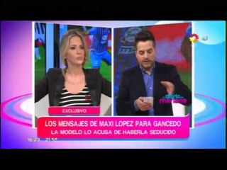 Pronto.com.ar Rocío Gancedo muestra los mensajes de Maxi López