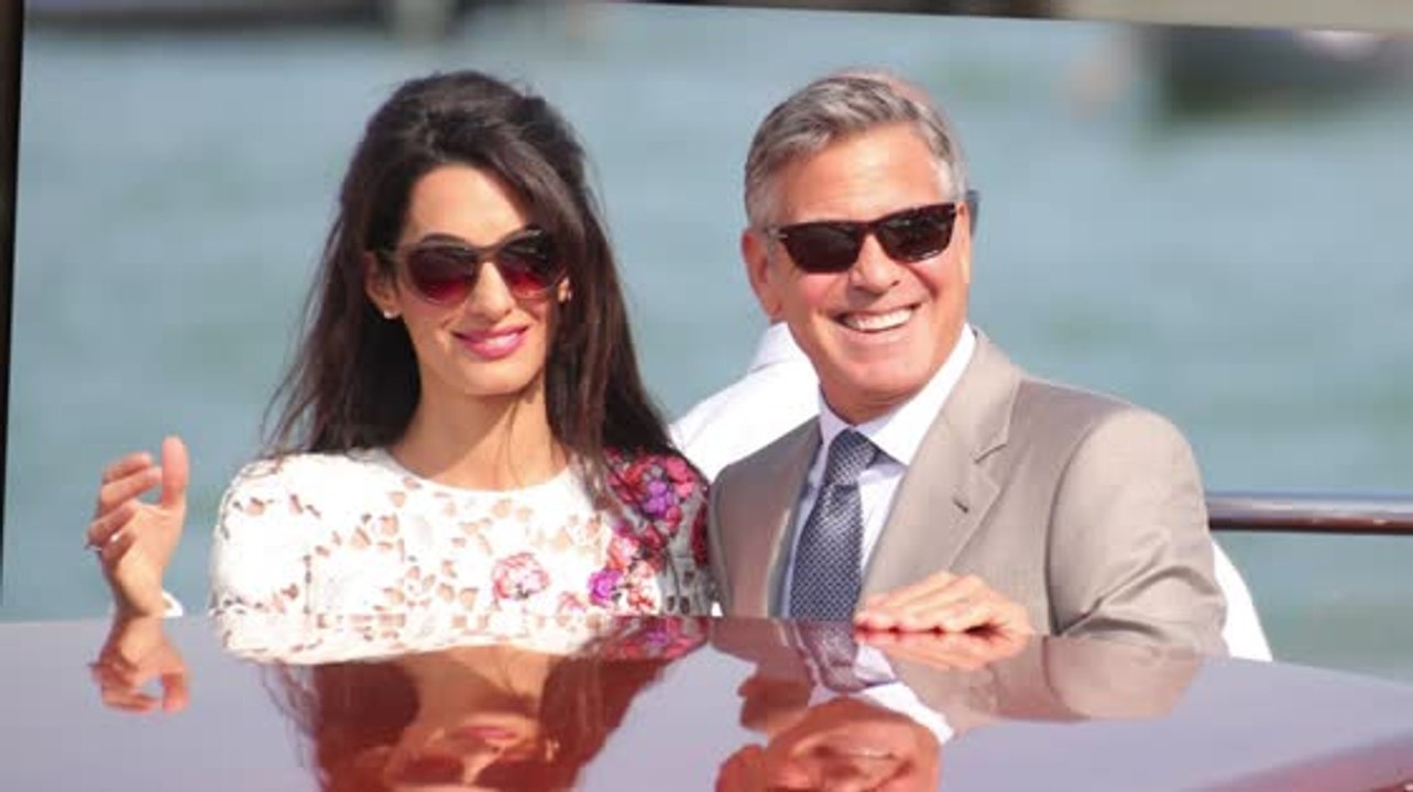 Mr und Mrs George Clooney zeigen sich zum ersten Mal als Ehepaar