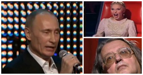 Vladimir Putin In The Voice Russia Sings Louis Armstrong's Blueberry Hill