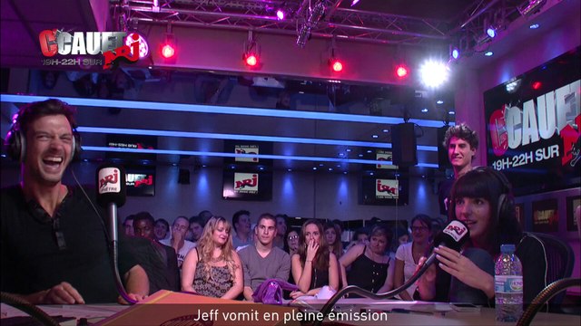 Jeff vomit en pleine émission - C'Cauet sur NRJ