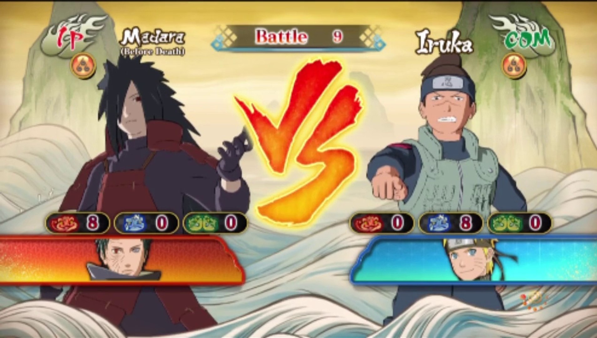 Naruto Shippuden: Ultimate Ninja Storm 4, Iruka Umino VS Jiraiya