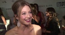 Gone Girl New York Film Festival Premiere - Carrie Coon Red Carpet Interview