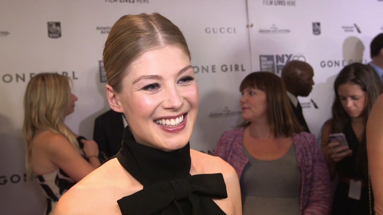 Gone Girl New York Film Festival Premiere - Rosamund Pike Red Carpet Interview