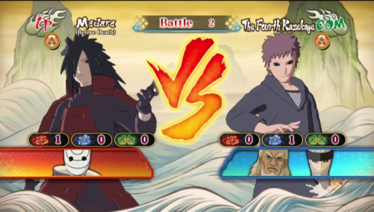 Madara Uchiha VS Fourth Kazekage In A Naruto Shippuden Ultimate Ninja Storm Revolution Match / Battle / Fight