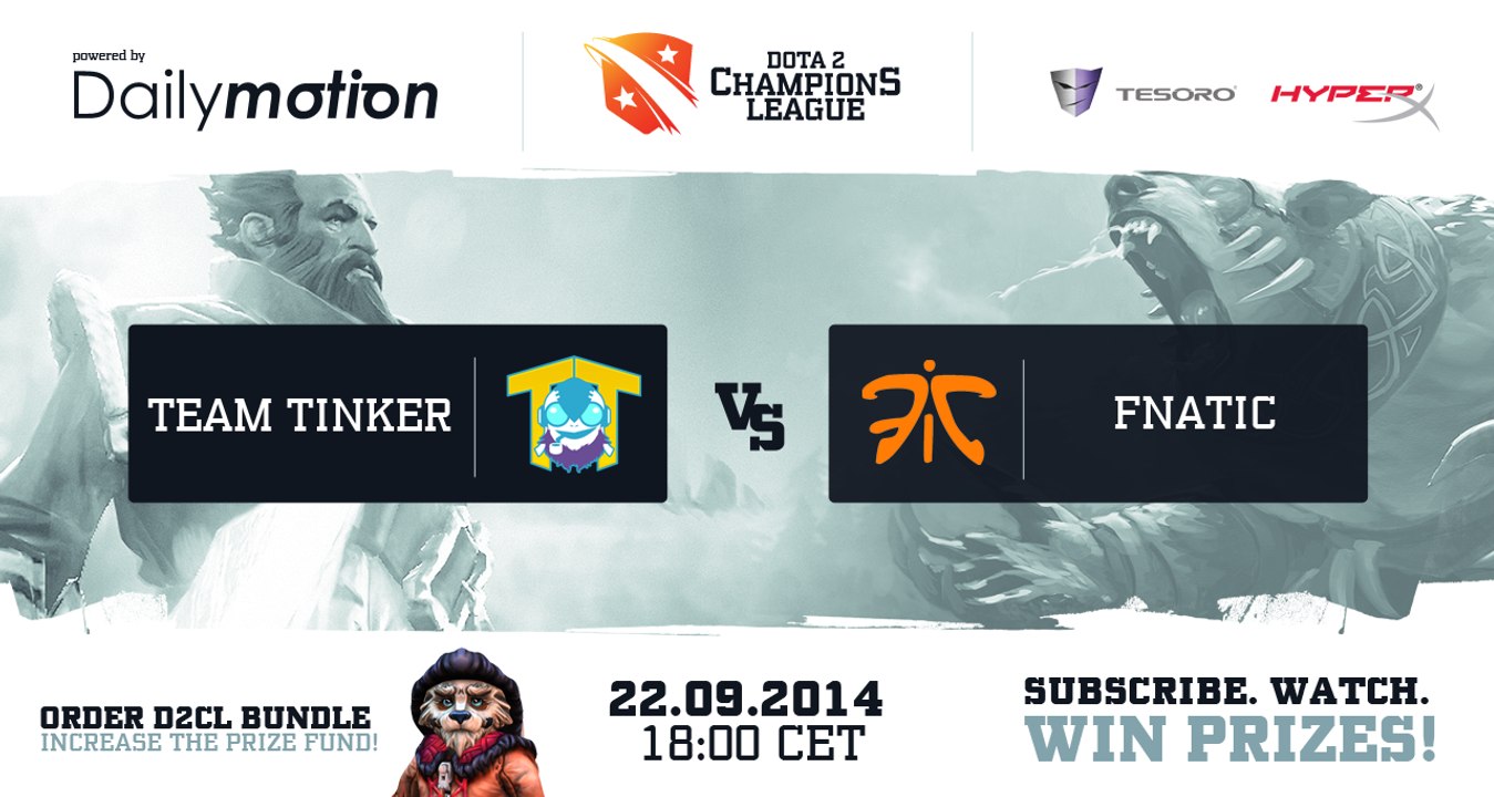 Fnatic vs Team Tinker game 2 (RUS)
