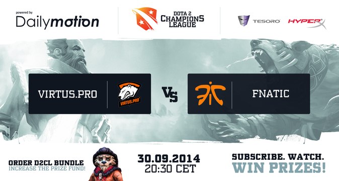 [20K] Fnatic vs Virtus.Pro Game 1 - Dota 2 Champions League @DotaCapitalist