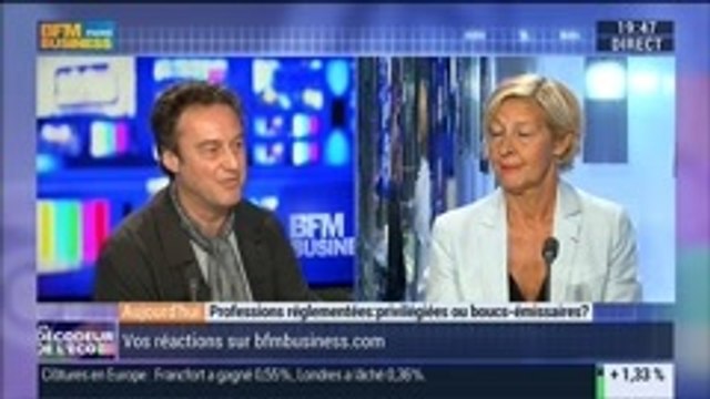 Les professions réglementées sont-elles des privilégiées ou des bouc-émissaires ?, dans les Décodeurs de l'éco - 30/09 2/4