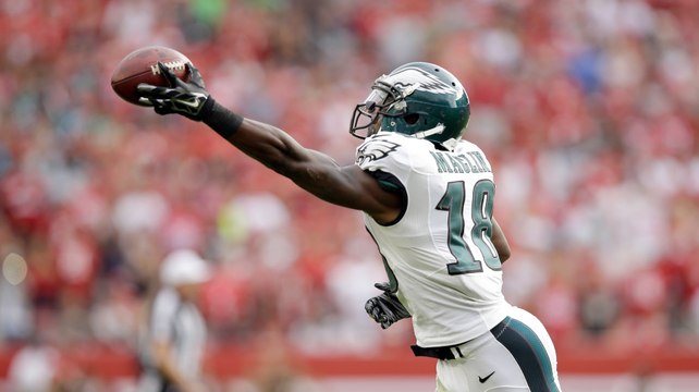 Eagles' Jeremy Maclin’s Great One Handed Diving Catch vs. 49ers