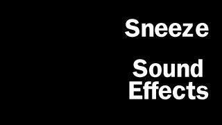 Sneeze Sound Effect
