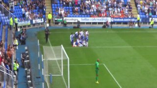 Micheal Hector's 1st goal for Reading FC. Reading vs Wolves 28/09/2014