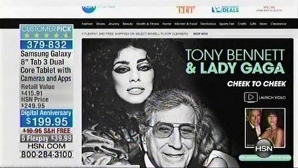 Lady Gaga Calls Into HSN Live