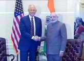 PM Narendra Modi meets the CEO of Boeing James McNerney in NY