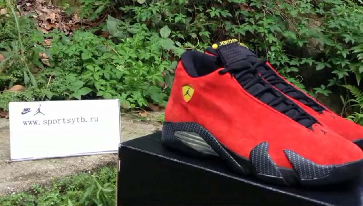 Authentic Air Jordan 14 Retro Ferrari www.sports3y.ru