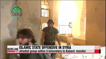 IS group within 3 kilometers to Syria's Kobani monitor
