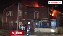 Tuzla'da Boya Fabrikasında Yangın Çıktı