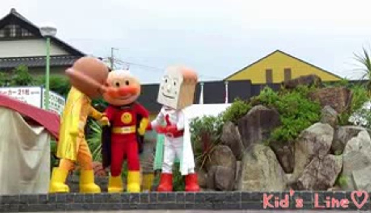 ショー【アンパンマンとカレーなヒーロー】しょくぱんまん、カレーパンマン、だだんだん、ばいきんまん、ドキンちゃん動画キャラクターショーAnpanman Show