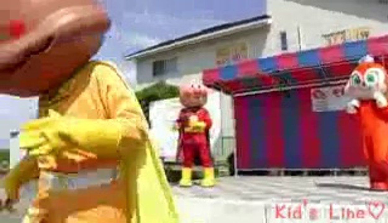 ショー【カレーパンマンとしらたまさん】それいけ！アンパンマン動画Anpanman Showつきのしらたまさん クリームパンダ カレーパンマン ばいきんまん ドキンちゃん