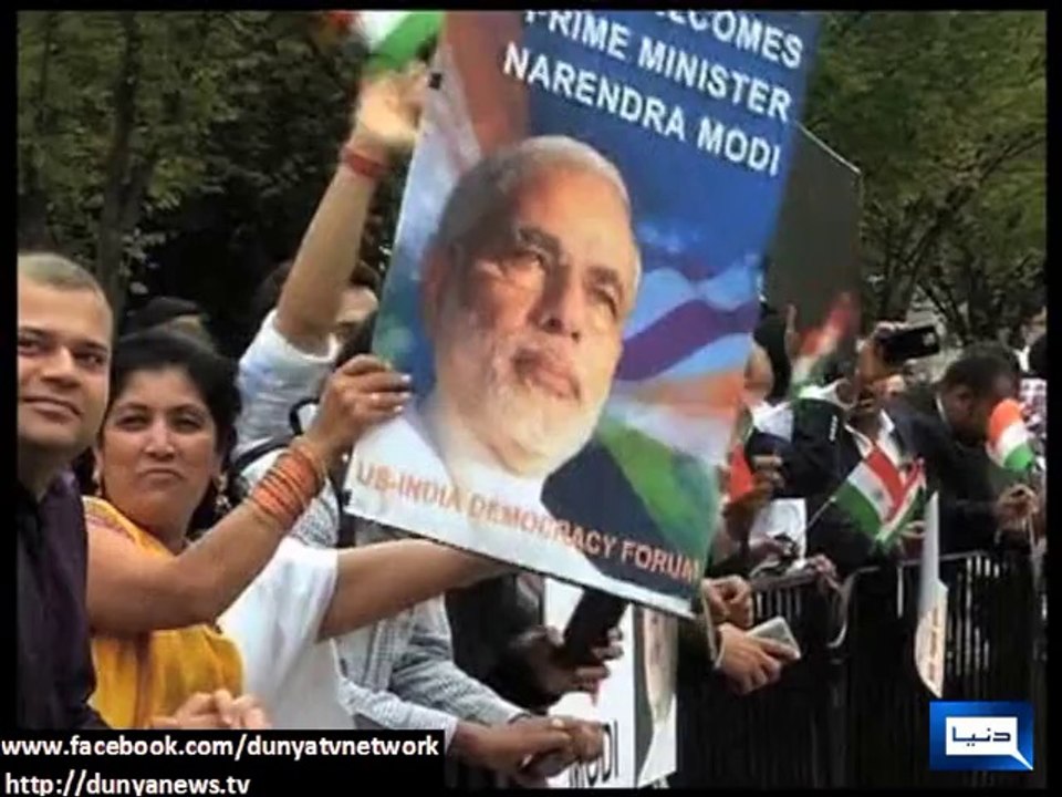 Dunya News-Indian Prime Minister Narendra Modi has met US President Barack Obama at the White House over dinner