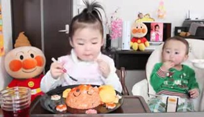 ひな祭りレシピ：「アンパンマンのちらし寿司」Anpanman Chirashi Sushi Recipe