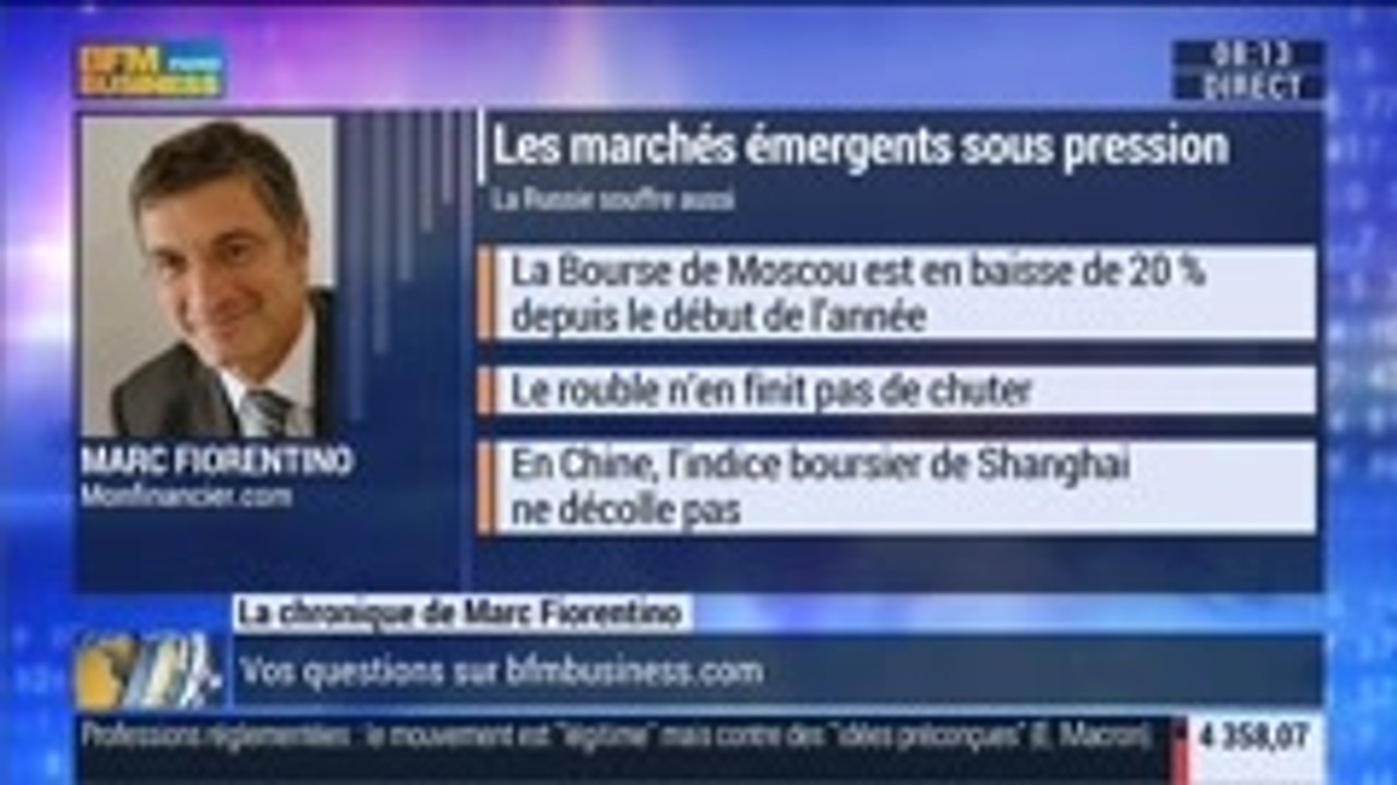 Marc Fiorentino: Marchés émergents: "2014 est une année sombre" – 30/09