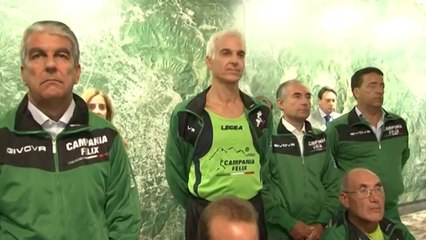 Napoli - Caldoro incontra i maratoneti di New York -live- (29.09.14)