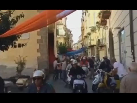 Aversa (CE) - Primo Vesparaduno in Via Seggio (28.09.14)