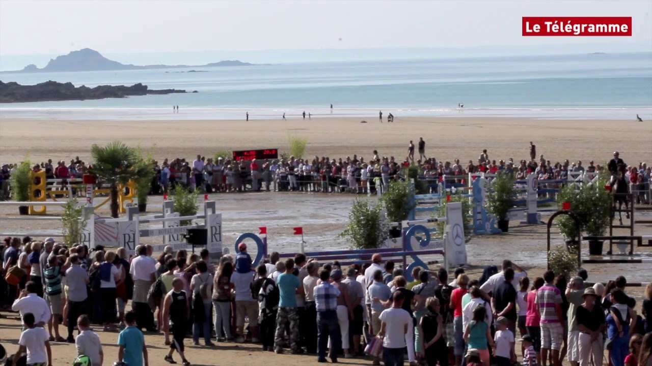Erquy (22). Jumping. Trois jours de concours sur la plage