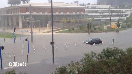 Les vidéos amateur des inondations à Montpellier