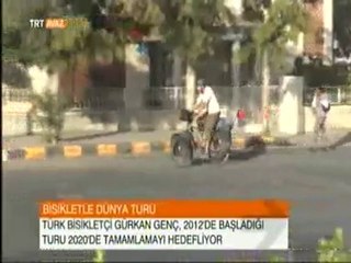 TÜRK BİSİKLETÇİ GÜRKAN GENÇ 2012'DE BAŞLADIĞI TURU 2020’DE BİTİRMEYİ HEDEFLİYOR TRT AVAZ