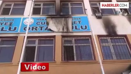 Ateşe Verilen Okullarda Eğitim Başladı