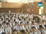 School Student chanting 'Go Nawaz Go' during PML N minster Bilal Yaseen Speech